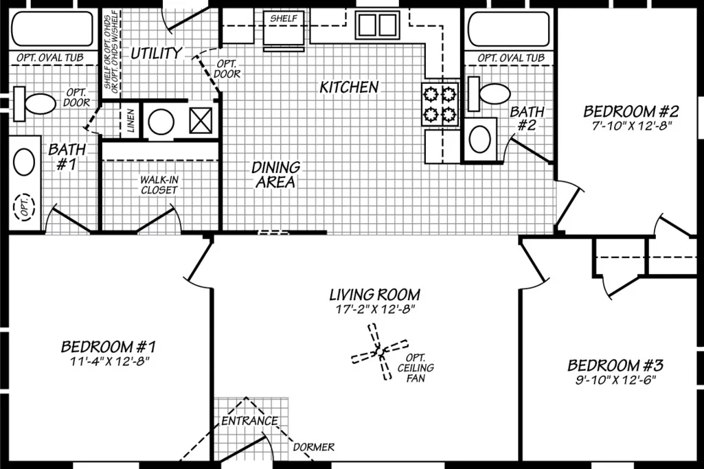 Sandpointe 28403a floor plan home features
