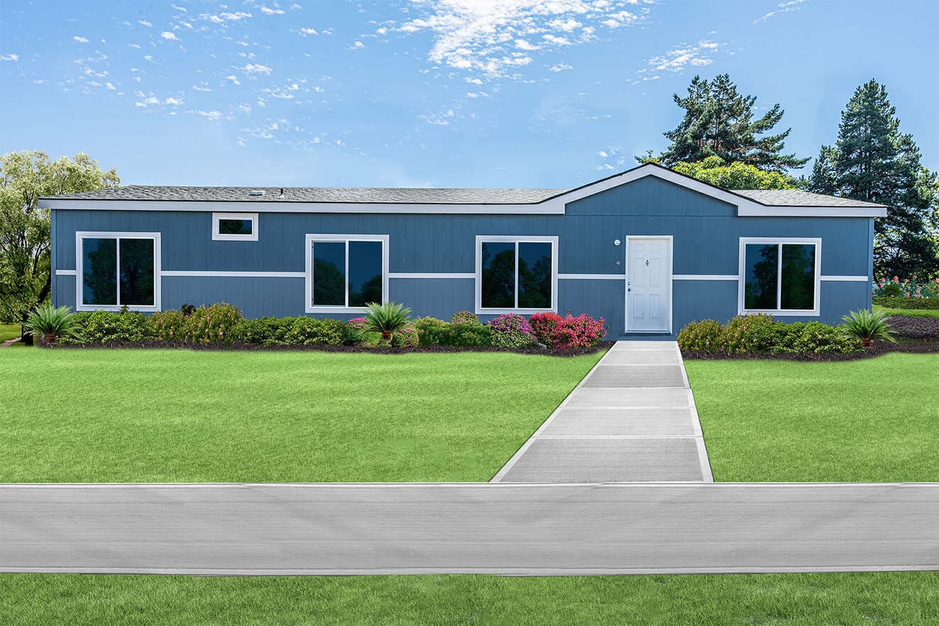 Evergreen 28583f elevation and exterior home features